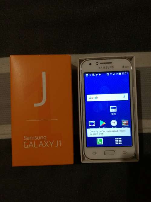 Samsung Galaxy J1 Duos with dual-SIM card slots